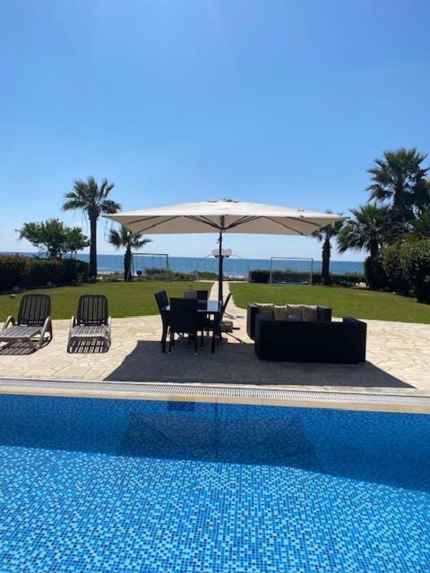 Ionion Beachfront Villa 圣纳帕 外观 照片